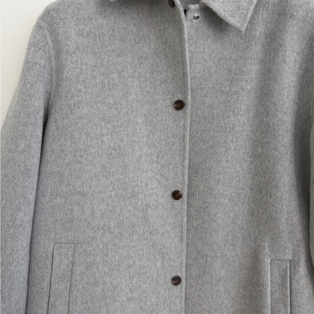 Theory Gray Women's Wool Jacket - Picture 2 of 5